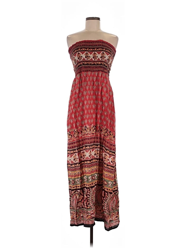 Pre-owned Angie Casual Dress In Red