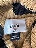 CAbi Stripes Tan Turtleneck Sweater Size XS - photo 7