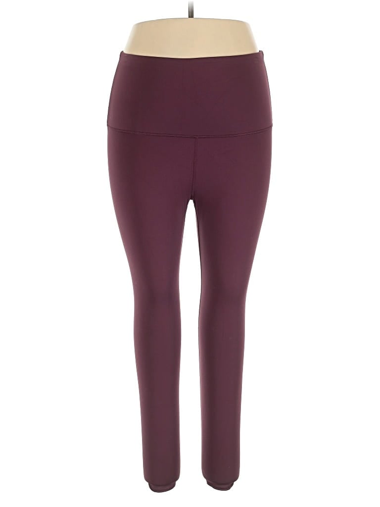 Pre-owned All In Motion Active Pants In Burgundy