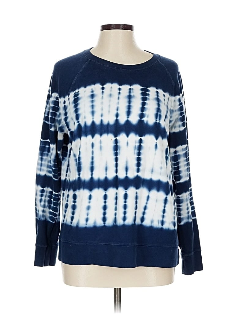 Pre-owned Old Navy Long Sleeve T-shirt In Blue