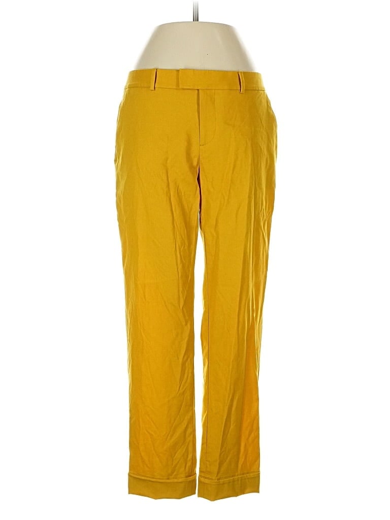 Pre-owned Club Monaco Wool Pants In Yellow