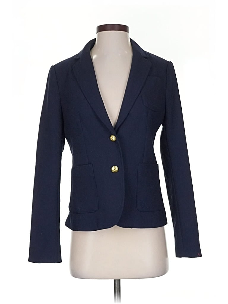 Pre-owned Banana Republic Blazer Jacket In Blue