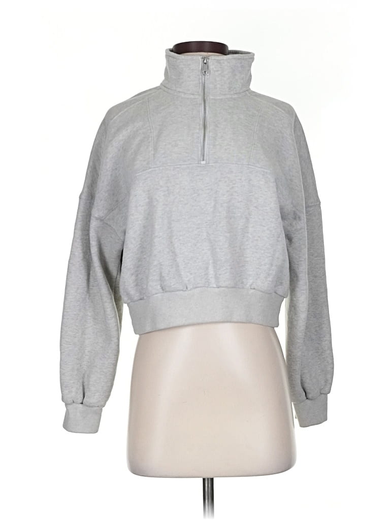 Pre-owned Abercrombie & Fitch Sweatshirt In Gray