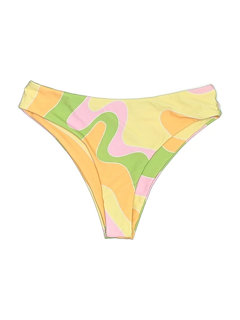 Pre-owned Aurelle Swimsuit Bottoms In Yellow