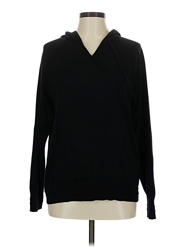Pre-owned Athleta Pullover Sweater In Black