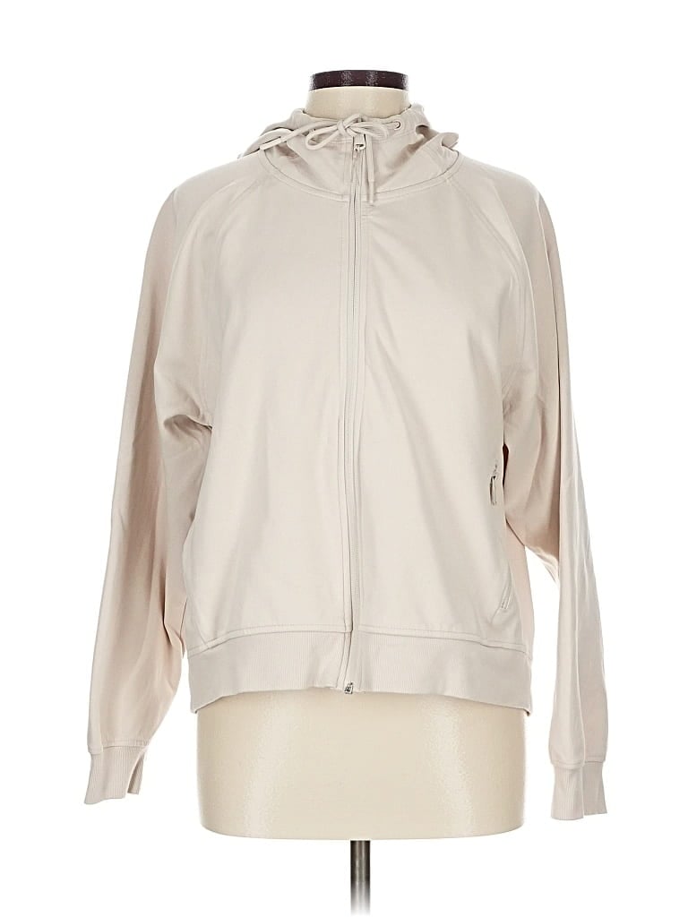 Pre-owned Active By Old Navy Track Jacket In White