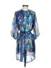 Tucker Print Blue Cocktail Dress Size S (estimated) - photo 1