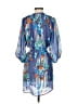 Tucker Print Blue Cocktail Dress Size S (estimated) - photo 2