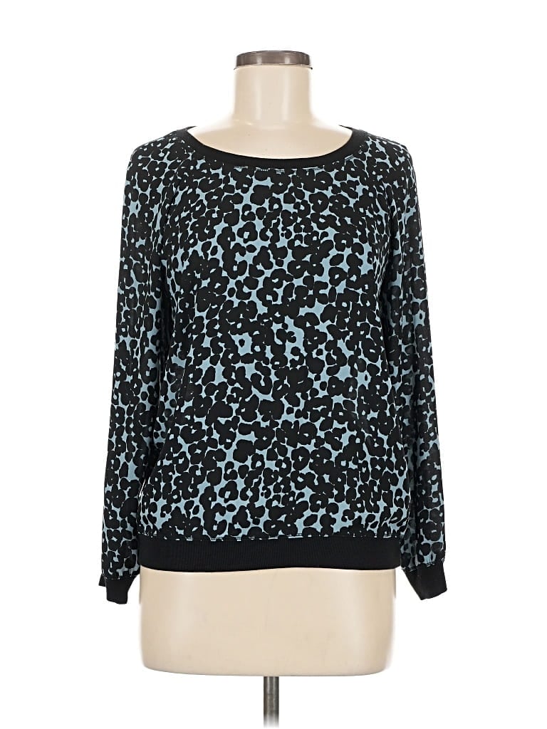 Pre-owned Ann Taylor Loft Pullover Sweater In Blue