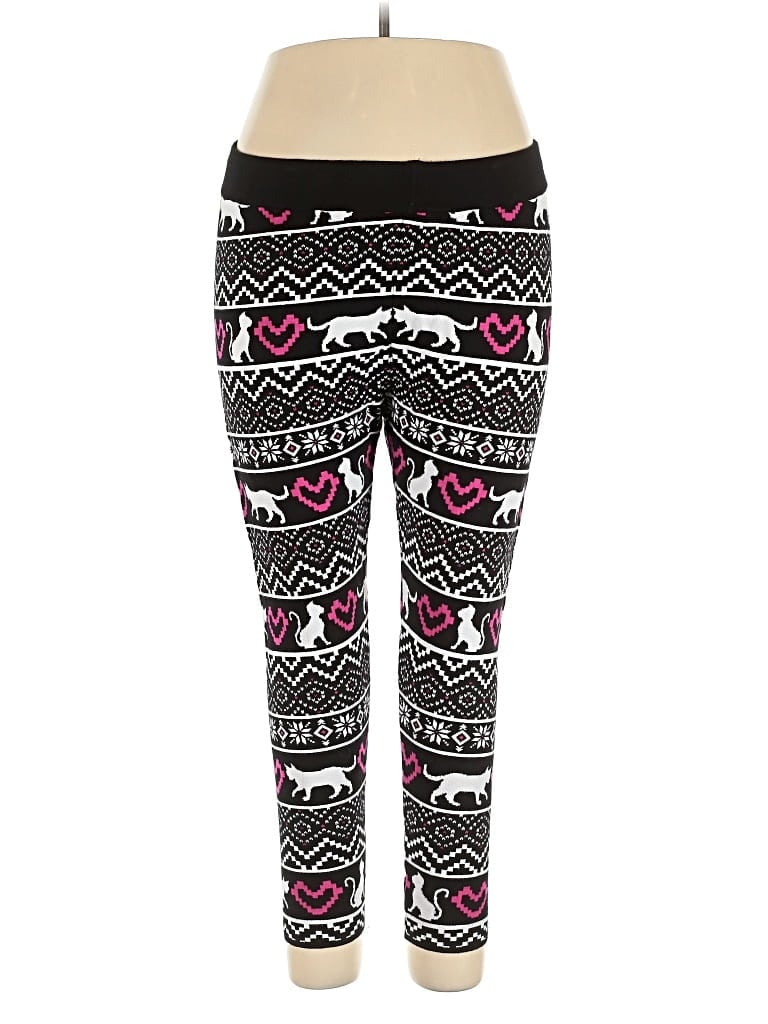 Pre-owned Assorted Brands Leggings In Black