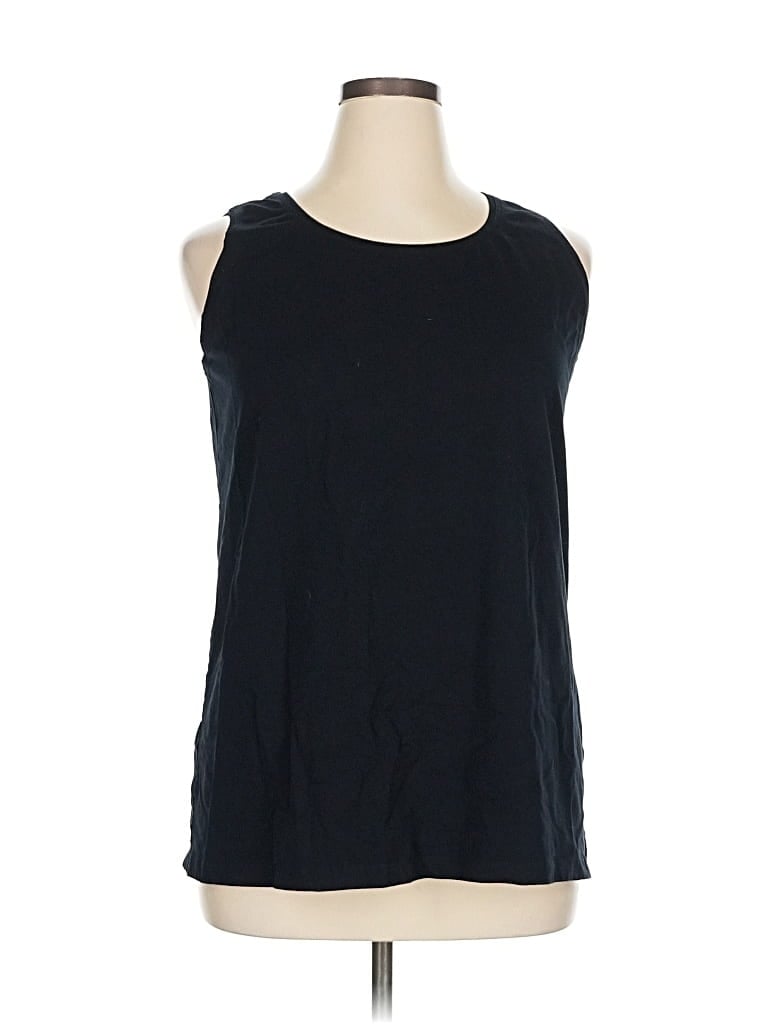 Pre-owned Catherines Sleeveless T-shirt In Black
