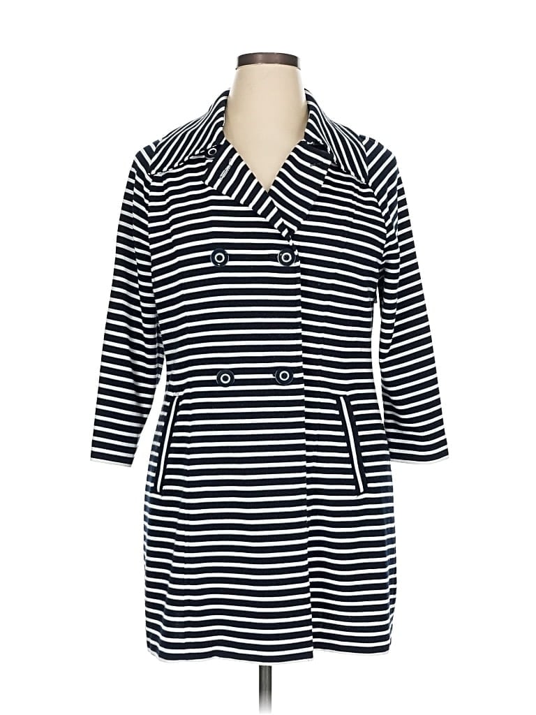 Pre-owned Cabi Coat In Blue