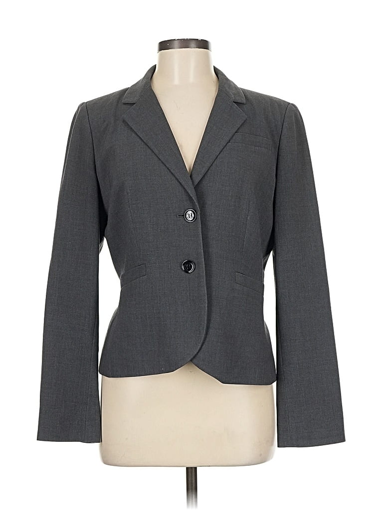 Pre-owned Calvin Klein Blazer Jacket In Gray
