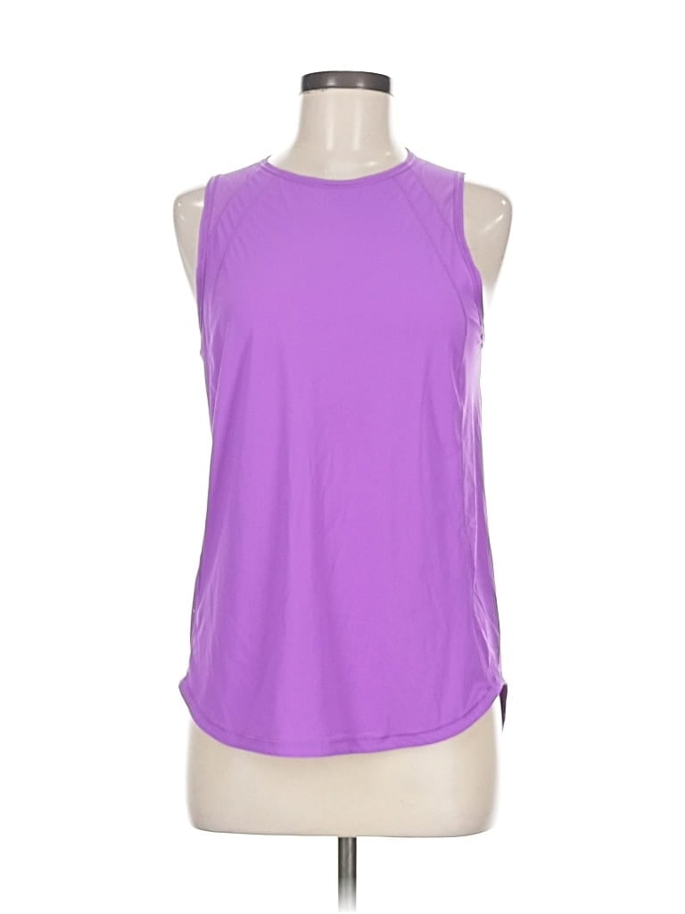 Pre-owned Lululemon Athletica Sleeveless T-shirt In Purple