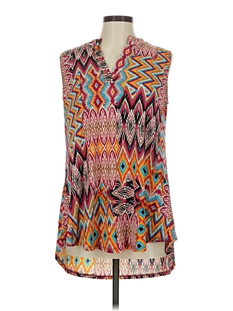 Pre-owned Honeyme Sleeveless Blouse In Orange