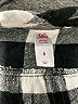 Justice 100% Viscose Checkered-gingham Black Dress Size 6 - photo 3