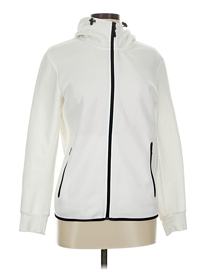 Pre-owned Uniqlo Jacket In White