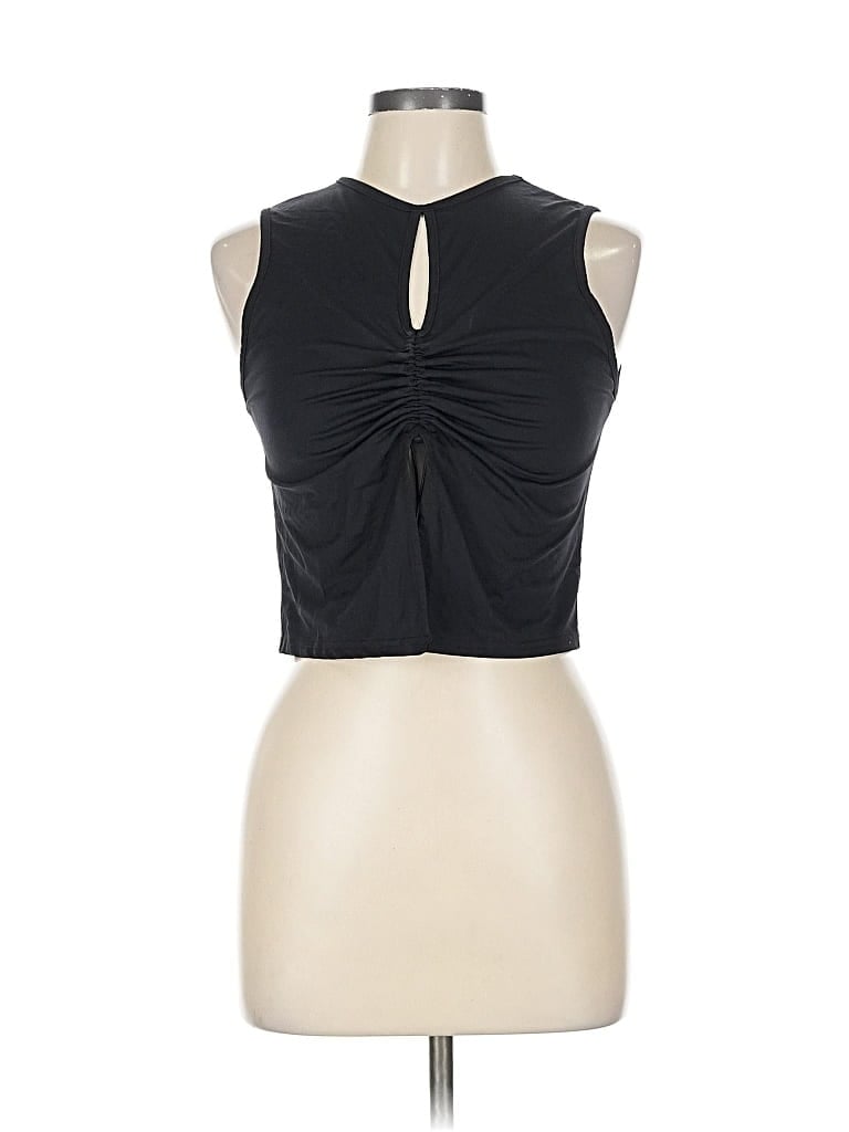Pre-owned Urban Outfitters Tank Top Black Halter Neckline Tops