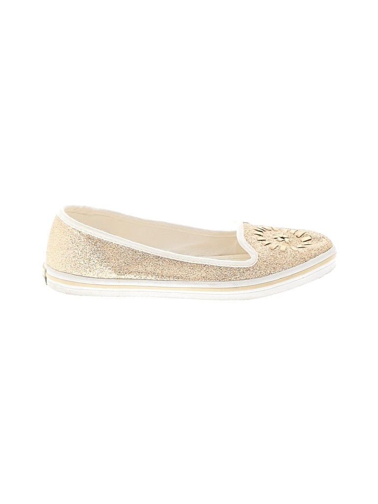 Pre-owned Jack Rogers Flats In Gold