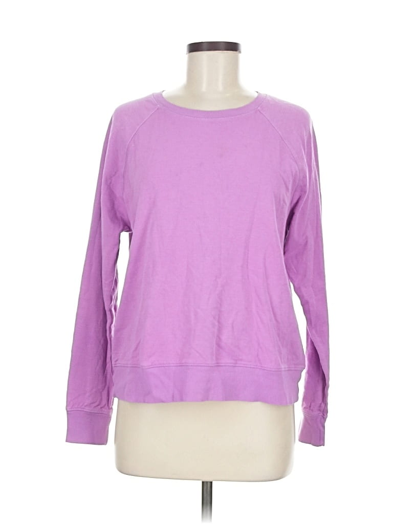 Pre-owned Athleta Sweatshirt In Purple