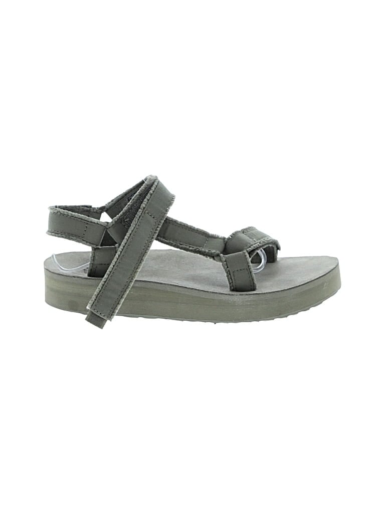 Pre-owned Teva Sandals In Green