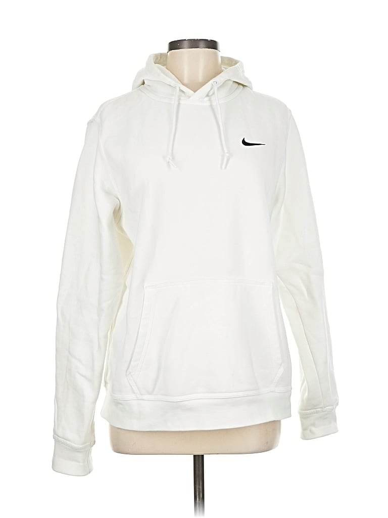 Pre-owned Nike Pullover Hoodie In White
