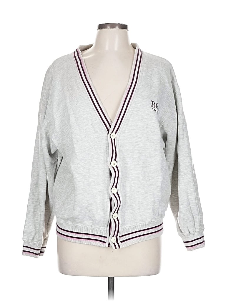Pre-owned Boss By Hugo Boss Cardigan Sweater In Gray