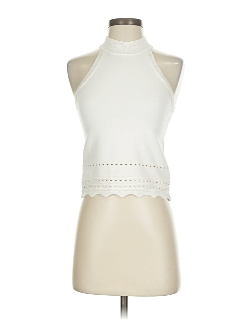 Pre-owned Unbranded Cardigan Sweater In White