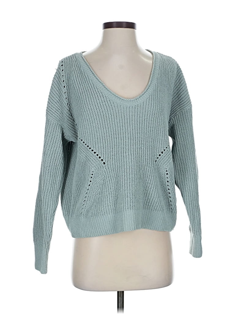 Pre-owned Abercrombie & Fitch Pullover Sweater In Blue