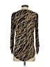 MICHAEL Michael Kors Animal Print Gold Long Sleeve Blouse Size S - photo 2