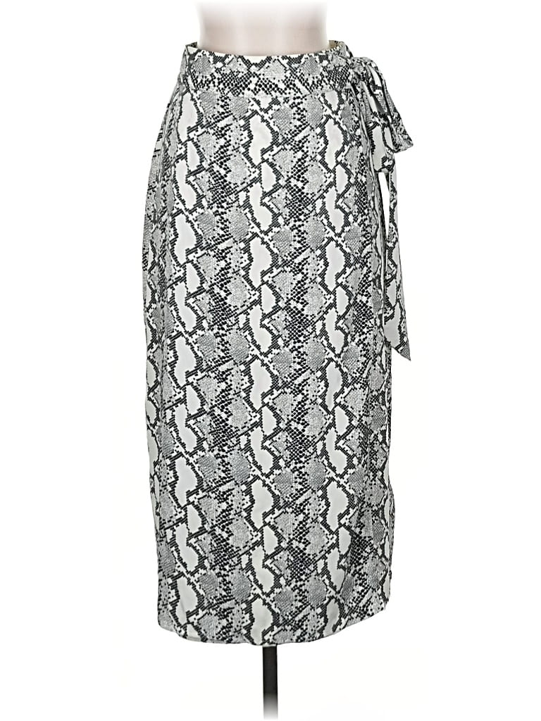Pre-owned The Drop Casual Skirt In Silver