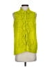 CAbi 100% Polyester Green Sleeveless Blouse Size S - photo 1