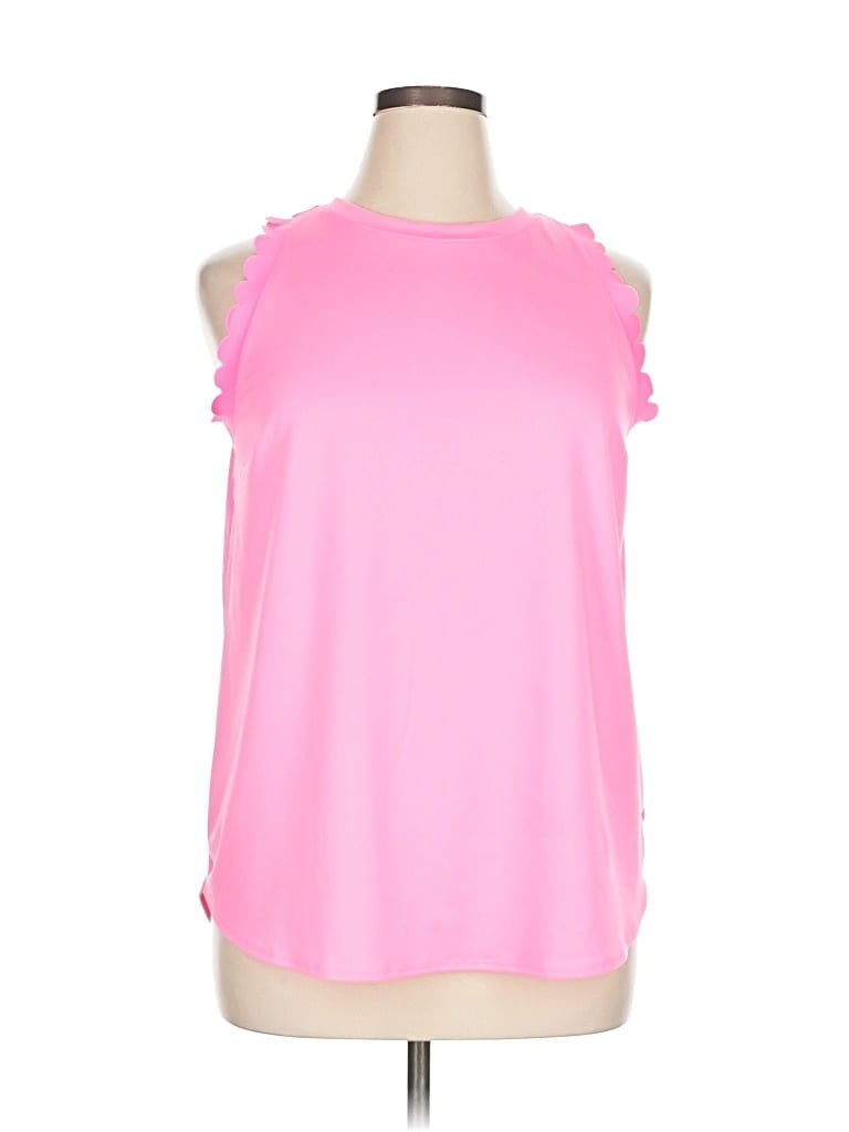 Pre-owned Crown & Ivy Sleeveless Blouse In Pink