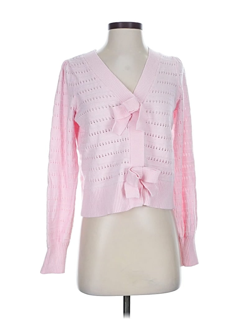 Pre-owned Express Cardigan Sweater In Pink