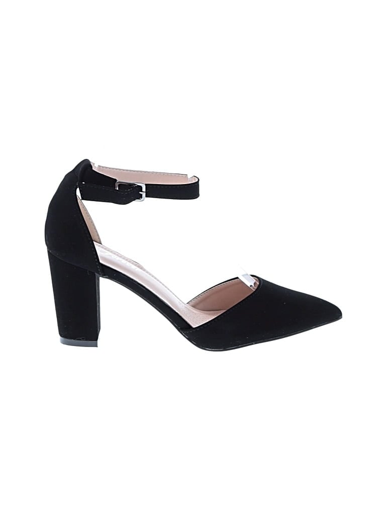 Pre-owned Forever Heels In Black