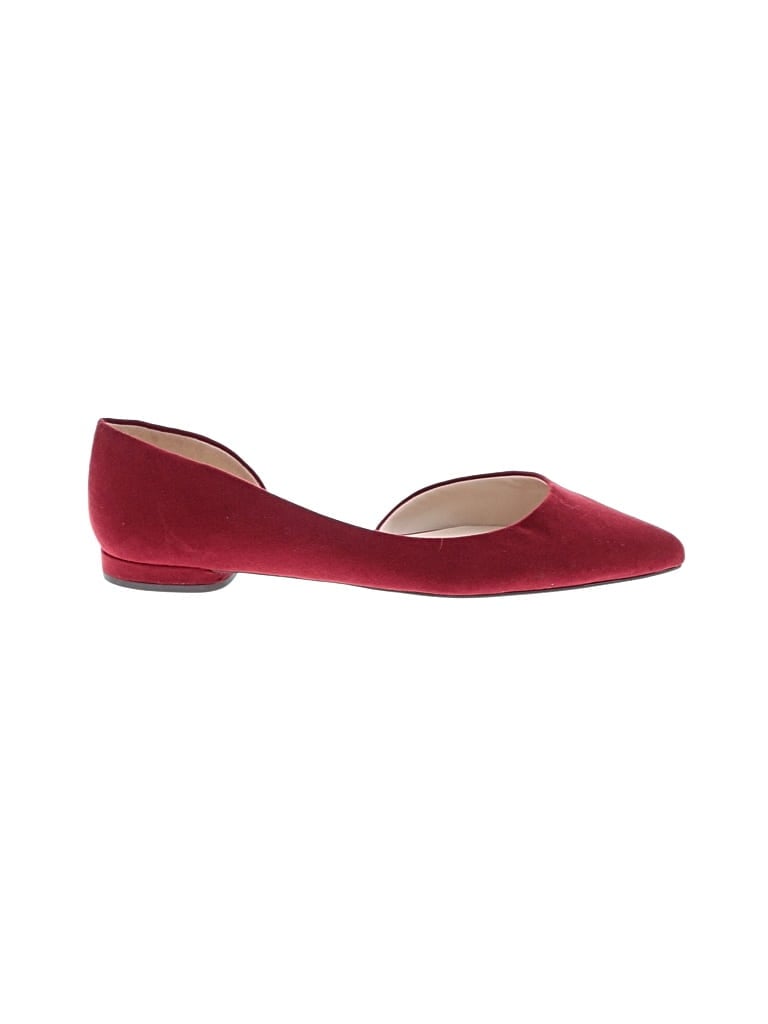 Pre-owned Nine West Flats In Red