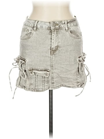 VIP Jeans Denim Skirt (view 1)