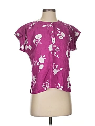 Ann Taylor Short Sleeve Blouse (view 1)