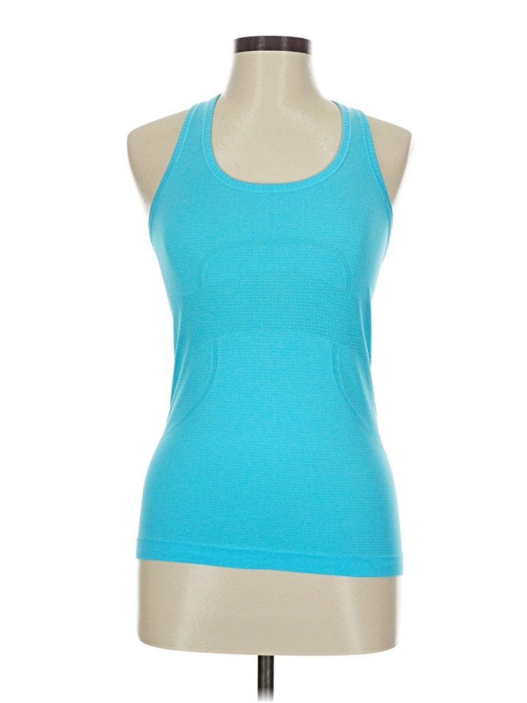 Pre-owned Lululemon Athletica Active Tank Top In Blue