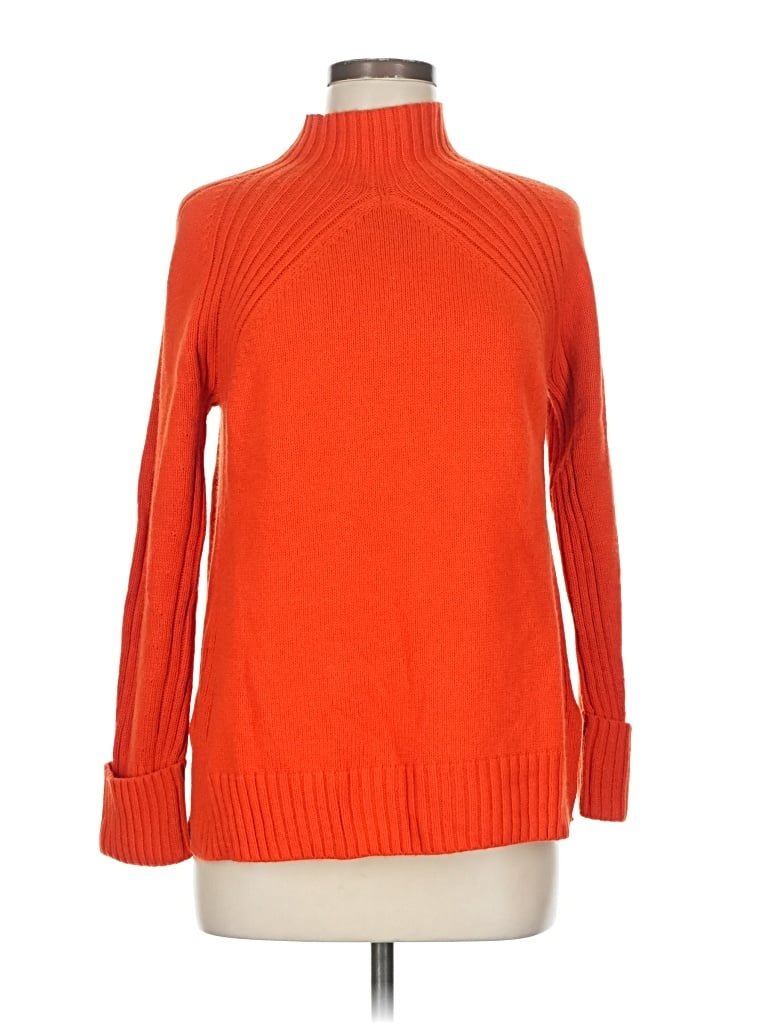 Pre-owned Talbots Turtleneck Sweater In Orange