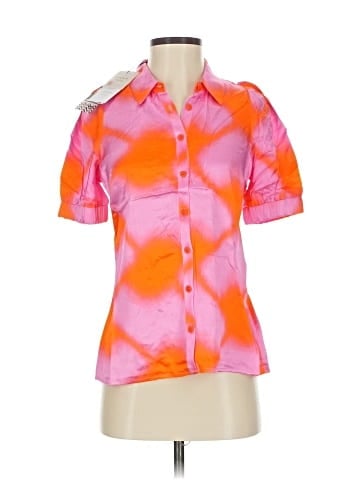 Cecilie Copenhagen Short Sleeve Blouse (view 1)