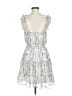 Entro 100% Polyester Silver Cocktail Dress Size M - photo 2