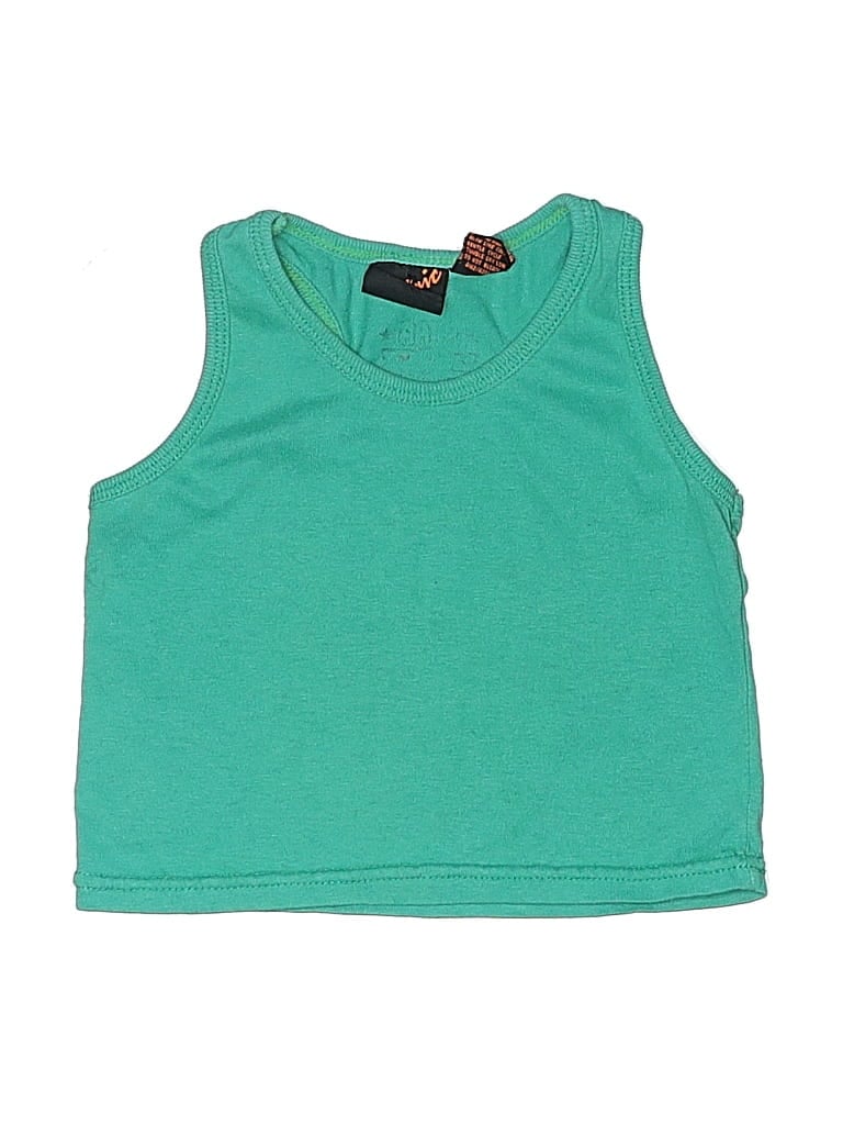 Pre-owned Electric Kids' Sleeveless T-shirt In Green