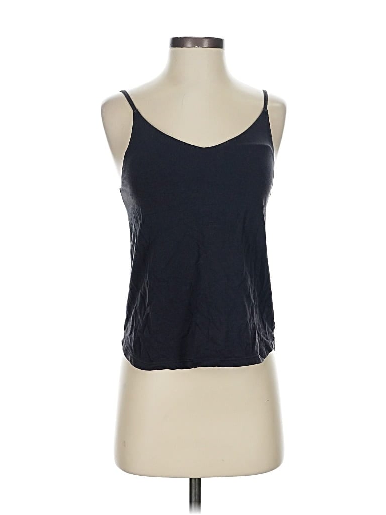 Pre-owned Uniqlo Tank Top Blue Halter Neckline Tops