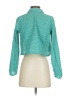 Zara Polka Dots Teal Long Sleeve Blouse Size XS - photo 2
