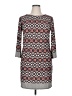 En Focus Studio Print Gray Casual Dress Size 14 (petite) - photo 1