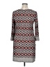 En Focus Studio Print Gray Casual Dress Size 14 (petite) - photo 2