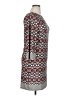 En Focus Studio Print Gray Casual Dress Size 14 (petite) - photo 4