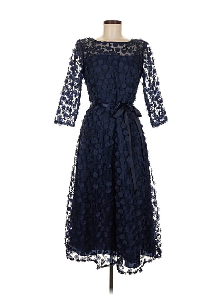 Pre-owned Alex Evenings Cocktail Dress In Blue