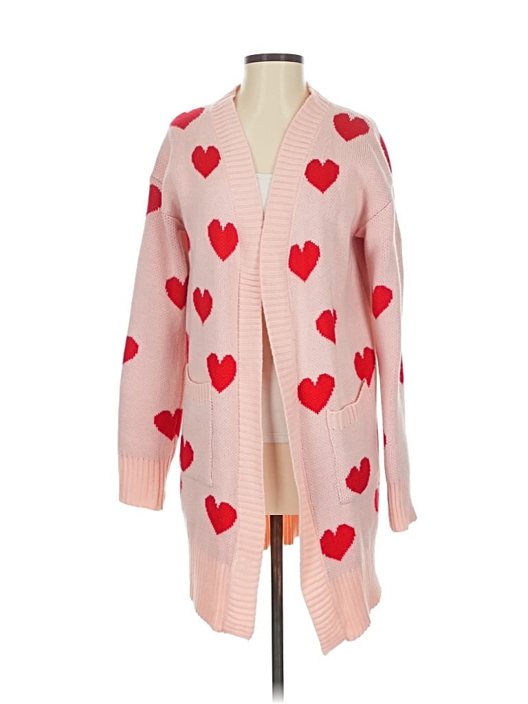 Pre-owned Unbranded Cardigan Sweater In Pink